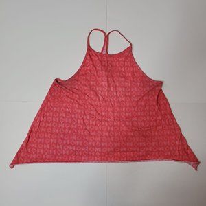 Hollister loose fit racerback tank top pink Small